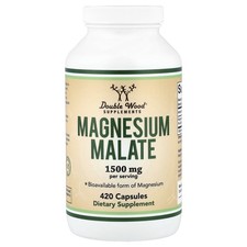 Magnesium Malate, 420 Capsules (500 mg per Capsule)