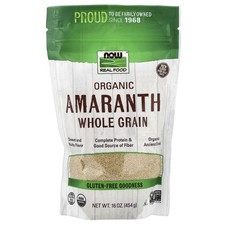 Organic Amaranth, Whole Grain, 16 oz (454 g)