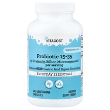 Everyday Essentials, Probiotic 15-35 With NutraFlora® FOS, 240 Vegetarian