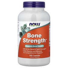 Now Foods Bone Strength 240 Capsules GMP Quality Assured