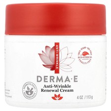 Derma E Anti-Wrinkle Renewal Cream 4 oz 113 g Cruelty-Free, EcoFriendly,