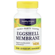 Healthy Origins Eggshell Membrane 500 mg 120 Veggie Caps All-Natural,