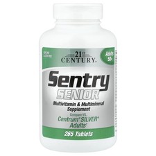 Sentry Senior, Multivitamin & Multimineral Supplement, Adults 50+, 265 Tablets