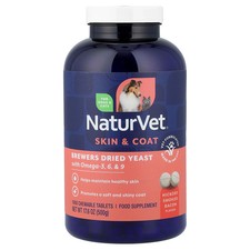 Brewers Dried Yeast + Omegas, For Dogs and Cats, 1,000 Chewable Tabs, 17.6 oz