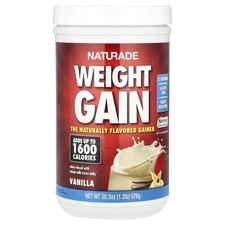 Naturade, Weight Gain, Vanilla, 20.3 oz (576 g), 12 Servings, Gluten Free