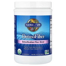 Garden of Life DetoxiFiber Special Detoxification Fiber Blend 300 g Dairy-Free,