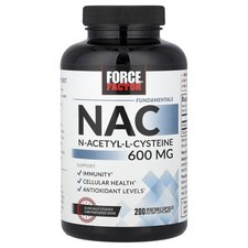 Fundamentals, NAC, N-Acetyl-L-Cysteine, 600 mg, 200 Vegetable Capsules