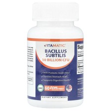 Bacillus Subtilis, 60 DRcaps® Hypromellose Capsules