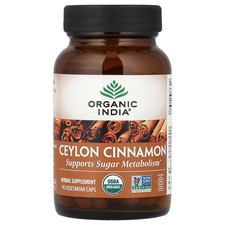 Ceylon Cinnamon, 90 Vegetarian Caps (325 mg per Capsule)