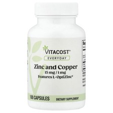 Everyday, Zinc and Copper, 100 Capsules