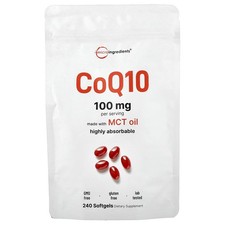 CoQ10, 240 Softgels (50 mg per Softgel)