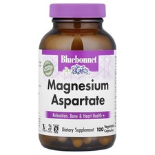 Magnesium Aspartate, 100 Vegetable Capsules (200 mg per Capsule)