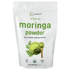 Organic Moringa Powder, 1 lb (454 g)