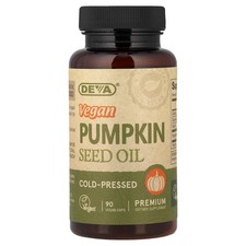 Vegan Pumpkin Seed Oil, 90 Vegan Caps (500 mg per Cap)
