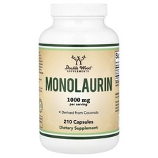 Monolaurin, 210 Capsules (500 mg per Capsule)