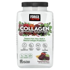Collagen Boosting Superfoods, Tropical Fruit, 60 Soft Chews