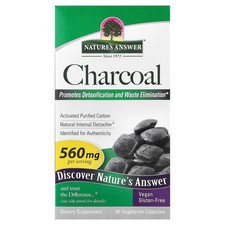 Charcoal, 90 Vegetarian Capsules (280 mg per Capsule)