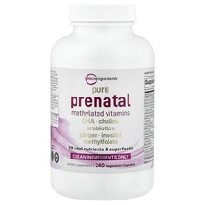 Pure Prenatal Methylated Vitamins, 240 Vegetarian Capsules