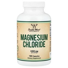 Magnesium Chloride, 180 Capsules  (500 mg per Capsule)