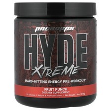 Hyde® Xtreme, Hard Hitting Energy Pre Workout, Fruit Punch, 7.4 oz (210 g)