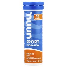 Sport Hydration, Effervescent Electrolyte Drink Tablets, Orange, 10 Tablets