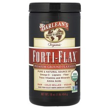 Barlean s Organic Forti-Flax Premium Ground Flaxseed 16 oz 454 g Gluten-Free,