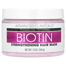 Biotin, Strengthening Hair Mask, 12 fl oz (340 ml)