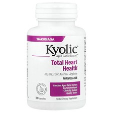 Wakunaga - Kyolic Total Heart Health Formula 108 100 Capsules Dairy-Free,