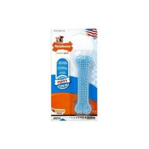 Nylabone Puppy Chew Textured Teething Bone Dog Chew Toy Chicken X-Small 1 Count