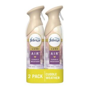 Febreze Air Freshener Spray Odor-Fighting Room Spray Cuddle 8.8oz 2 Count