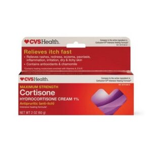 CVS Health, Maximum Strength Cortisone Anti-Itch Cream, 2 oz