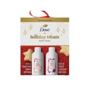 Dove Holiday Nourishing Body Wash Variety Pack Travel Size 3 Fl Oz Each Roasted