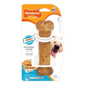 Nylabone Puppy Chew PuppyBone - Chicken Flavor