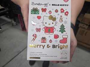 The Creme Shop x Hello Kitty Merry & Bright Printed Essence Sheet Mask, Limited