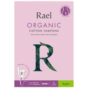 Tampons Made with Organic Cotton Super