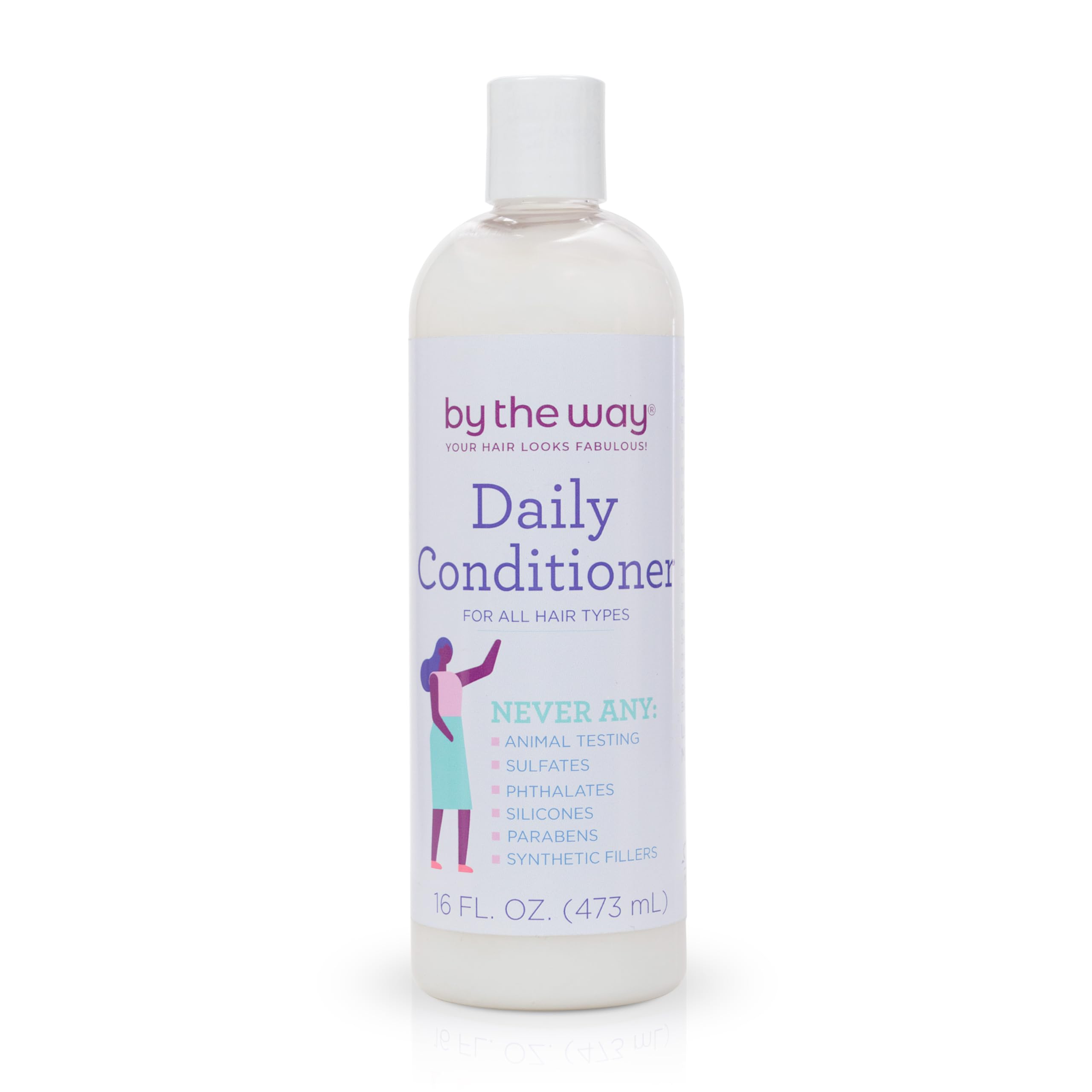 Daily Moisturizing Conditioner by The BTW Co. for All Hair Types Soften 16 Ounce - Image 3