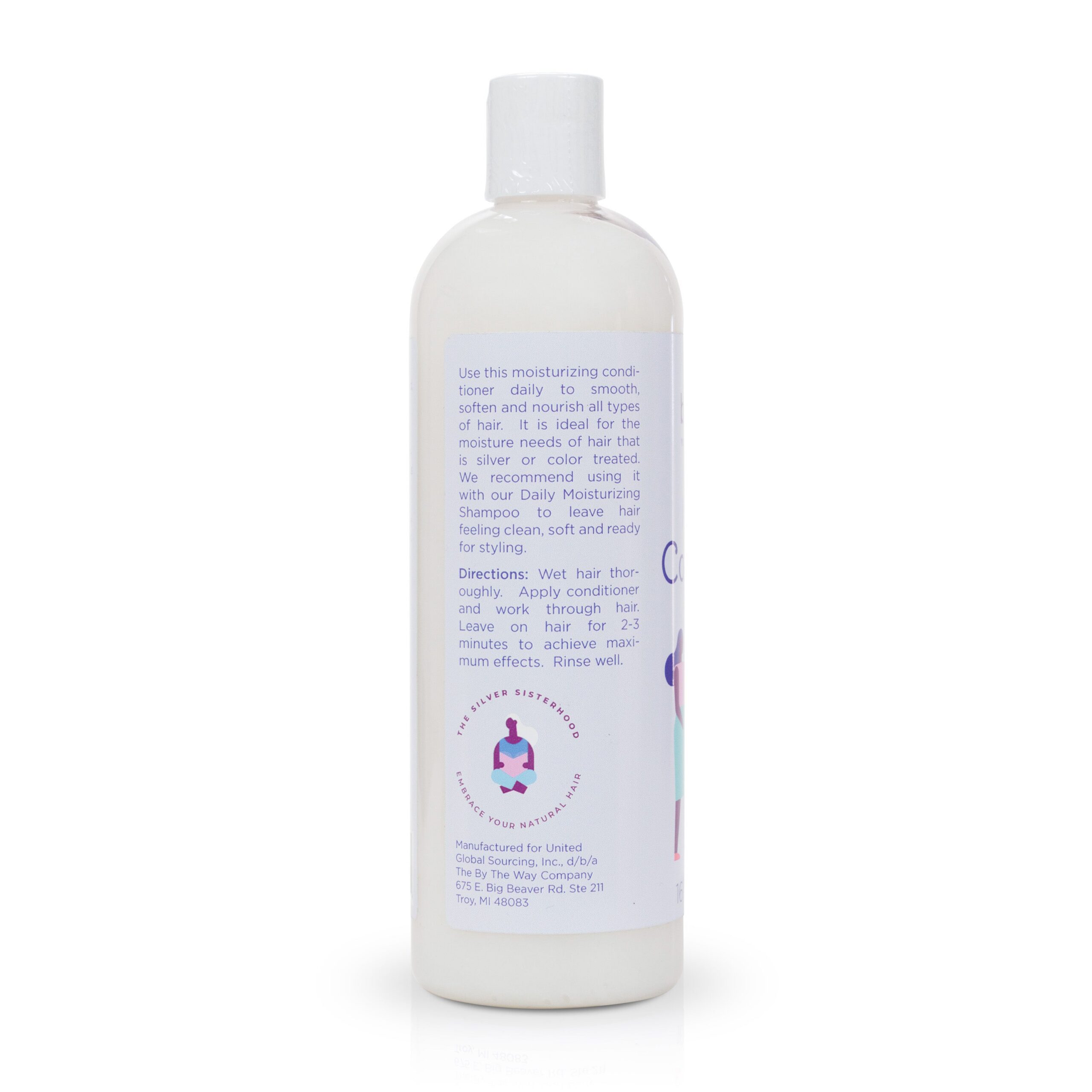 Daily Moisturizing Conditioner by The BTW Co. for All Hair Types Soften 16 Ounce - Image 2